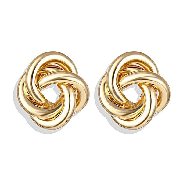 IPARAM 2025 New Big Circle Round Hoop Earrings for Women's Fashion Statement Golden Punk Charm Earrings Party Jewelry