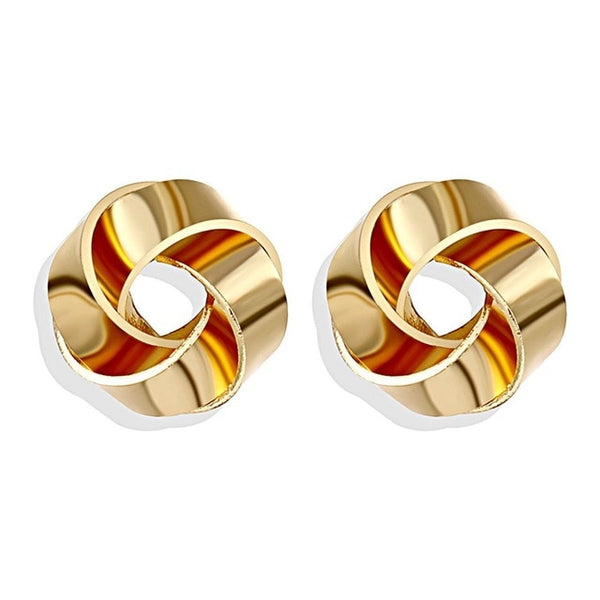 IPARAM 2025 New Big Circle Round Hoop Earrings for Women's Fashion Statement Golden Punk Charm Earrings Party Jewelry