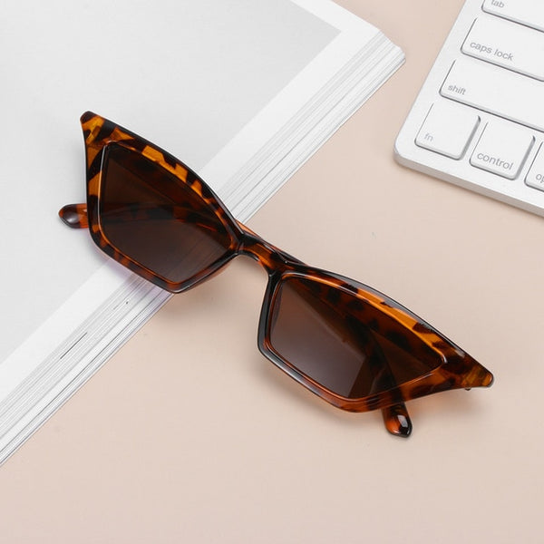 Top quality Women Small Frame Vintage Cat Eye Sunglasses UV400 Sun Shades Glasses Street Eyewear Trending Sunglasses Wholesale