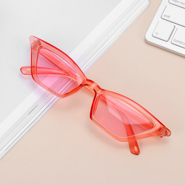 Top quality Women Small Frame Vintage Cat Eye Sunglasses UV400 Sun Shades Glasses Street Eyewear Trending Sunglasses Wholesale
