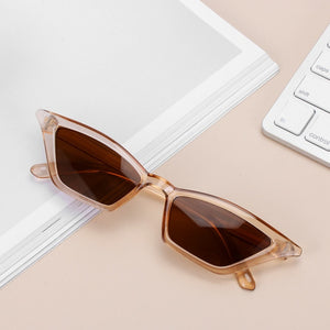 Top quality Women Small Frame Vintage Cat Eye Sunglasses UV400 Sun Shades Glasses Street Eyewear Trending Sunglasses Wholesale
