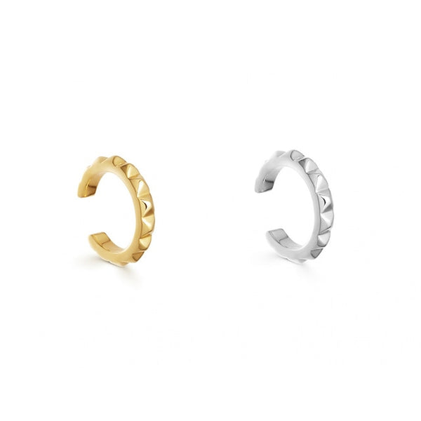 2025 New Fashion Pearl Ear Cuff Bohemia Stackable C Shaped CZ Rhinestone Small Earcuffs Clip Earrings for Women Wedding Jewelry