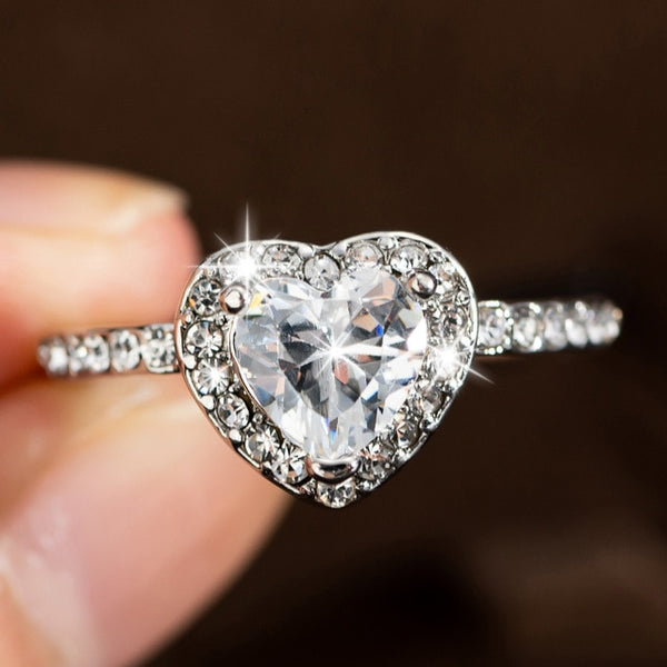 New Trendy Crystal  Engagement Claws Design Hot Sale Rings For Women AAA White Zircon Cubic elegant rings Female Wedding Jewelry