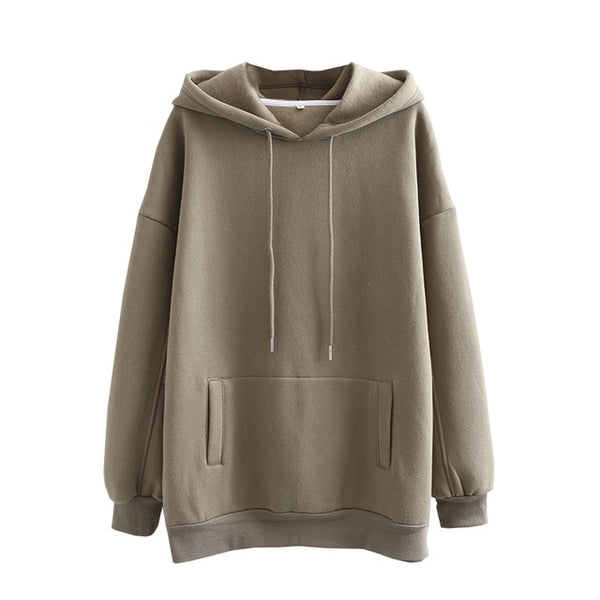 Tangada women fleece hoodie sweatshirts winter japanese fashion 2025 oversize ladies pullovers warm pocket hooded jacket SD60