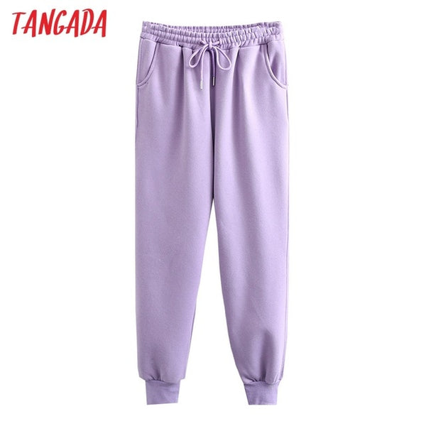 Tangada women fleece hoodie sweatshirts winter japanese fashion 2025 oversize ladies pullovers warm pocket hooded jacket SD60